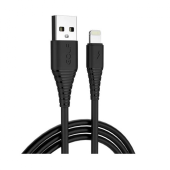 Cablu USB la USB Lightning  fast charging negru