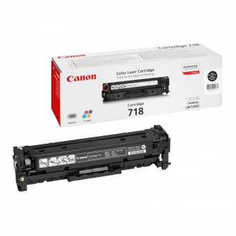 Canon CRG-718Bk toner original Black, 3.400 pagini (CRG718Blk) PROMOTIE
