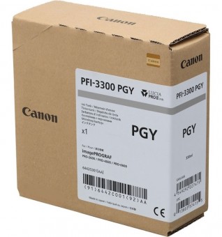 Canon PFI-3300PGY cartus cerneala Photo Grey, 330 ml