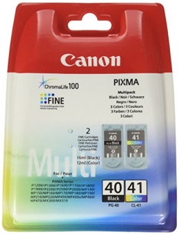 Canon PG40+CL41 pachet cartuse Black (16ml) + Color (12ml)