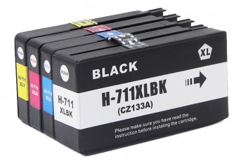Cartus cerneala compatibil cu HP 711XL black, CZ133A. 80 ml