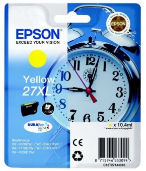 Epson T2714 flacon cerneala Yellow, 10.4 ml, (27XL)