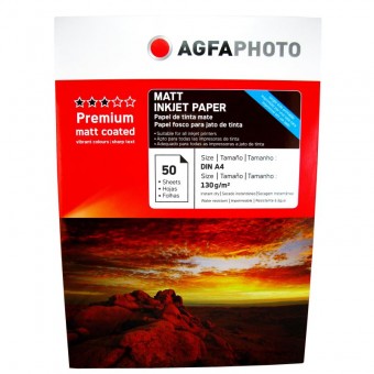  Hartie foto Agfa Matte A4, 130 g/mp
