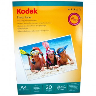 Hartie foto Kodak Glossy A4, 180 g/mp