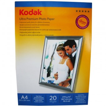  Hartie foto Kodak Ultra Premium High Glossy  A4 RC, 270 g/mp