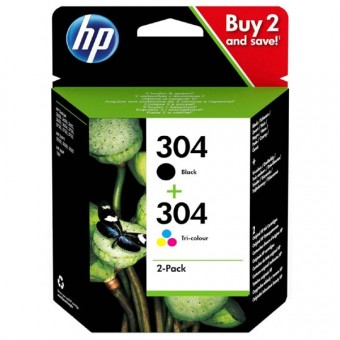 HP 3JB05AE set cartuse HP304, Black + Tricolor (304)