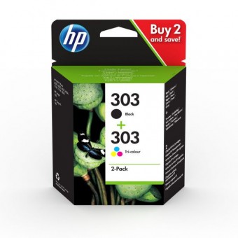 HP 3YM92AE set cartuse originale black+Tri-color (303)