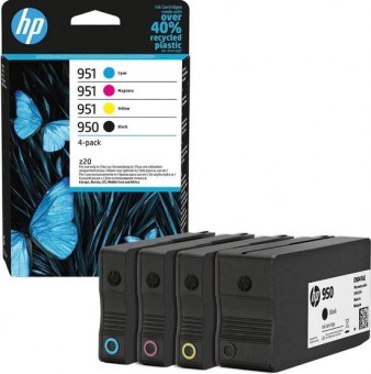 HP 6ZC65AE set 4 cartuse originale (950BK + 951C/M/Y)