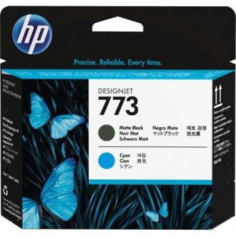 HP C1Q20A Printhead Matte Black/Cyan (HP 773)