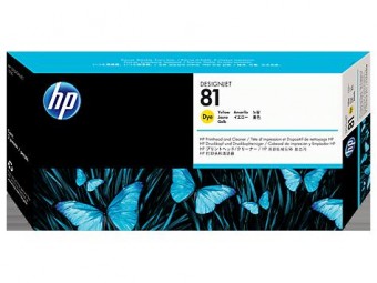 HP C4953A Printhead and Cleaner Yellow (HP81)
