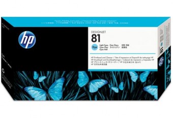 HP C4954A Printhead and Cleaner Light Cyan (HP81)
