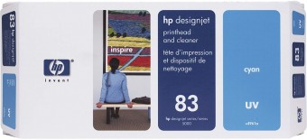 HP C4961A Cyan Printhead + Printhead Cleaner (83)
