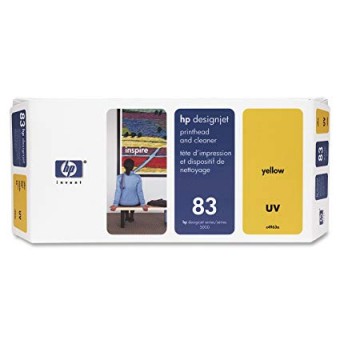 HP C4963A Yellow Printhead + Printhead Cleaner (83)