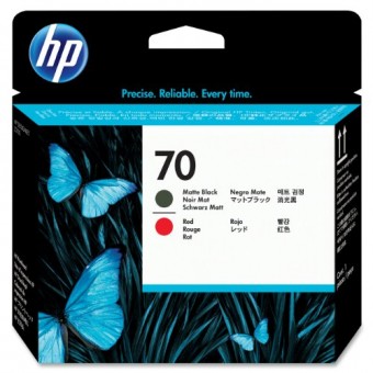 HP C9409A Matte Black and Red Printhead (70)