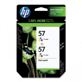 HP C9503AE pachet 2 cartuse C6657AE (57)