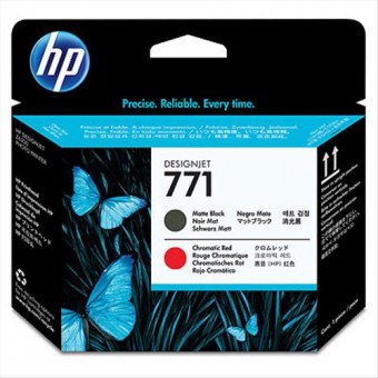 HP CE017A Printhead matte black/chromatic red (771)