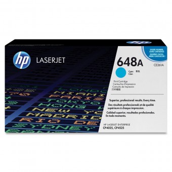 HP CE261A toner original, Cyan, 11.000 pagini, (HP648A)