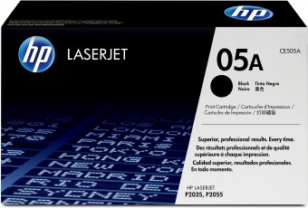 HP CE505A toner original, Black, 2.300 pagini, (HP05A)