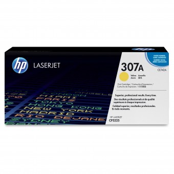 HP CE742A toner original, Yellow, 7.300 pagini, (HP307A)