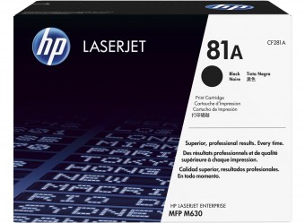 HP CF281A toner original, Black, 10.500 pagini (HP81A)