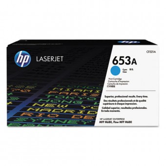 HP CF321A toner original, Cyan, 16.500 pagini (HP653A)