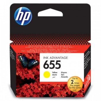 HP CZ112AE cartus cerneala Yellow, (HP655)