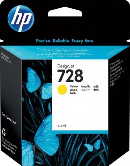 HP F9J61A cartus cerneala Yellow (728), 40 ml