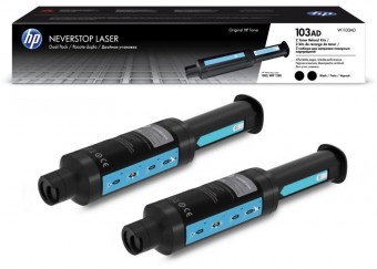 HP W1103AD DualPack Neverstop 2 x Toner Black (103A), 2 x 2500 pagini