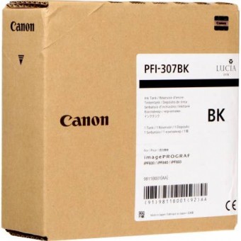 Canon PFI-307Bk Ink Tank for iPF830/840/850 330ml