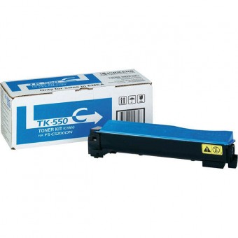 Kyocera TK-550C toner original Cyan, 6.000 pagini