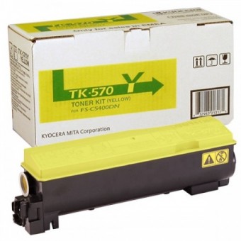 Kyocera TK-570Y toner original Yellow, 12.000 pagini