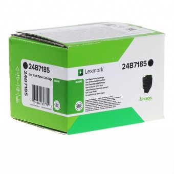 Lexmark 24B7185 Toner Black, 8.000 pagini
