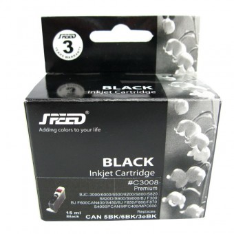  Cartus cerneala compatibil cu Canon BCI3, BCI5, BCI6, BCI8 black