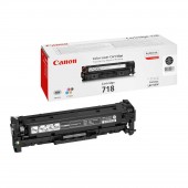 Canon CRG-718Bk toner original Black, 3.400 pagini (CRG718Blk) PROMOTIE