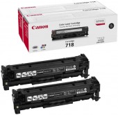 Canon CRG-718BK Twin-Pack, 2x toner Black, 2x 3.400 pagini (CRG718Bk Twin)
