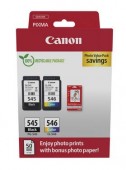 Canon PG-545 + CL-546 Pachet cartuse originale (Black & Colour + 10x15 Photo Paper 50 coli) (PG545+CL546)