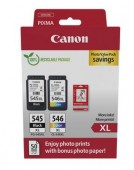 Canon PG-545XL + CL-546XL Pachet cartuse originale (Black & Colour + 10x15 Photo Paper 50 coli) (PG545XL+CL546XL)