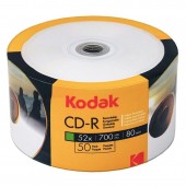  CD-R Kodak full printabil, 700MB, 52x, 50 buc