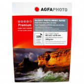  Hartie foto Agfa Glossy 5R, 240 g/mp