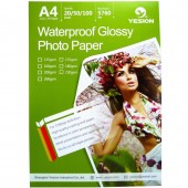  Hartie foto Yesion Waterproof Glossy A4, 200 g/mp, 50 coli/pachet