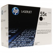 HP CE255X toner original, Black, 12.500 pagini, (HP55X)