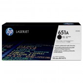 HP CE340A toner original, Black, 13.500 pagini, (HP651A)