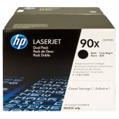 HP CE390XD, Dualpack, 2x toner original Black, 2x 24.000 pagini, (HP90X)