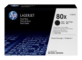 HP CF280XD, Dualpack, 2x toner original Black, 2x 6.900 pagini, (HP80X) PROMO