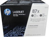 HP CF287XD pachet 2 x toner original, Black, 2 x 18.000 pagini (HP87X)