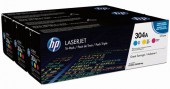 HP CF372AM Tri-Pack Cyan, Magenta, Yellow, 3 x 2800 pag (304A) 