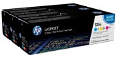HP CF373AM, Tripack, 3x toner original Cyan+Magenta+Yellow, 3x 1.400 pagini (HP125A)